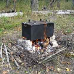 Smokehouse füstölt kezét rajzok