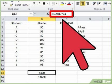 Amint képletben bevezetett Excel