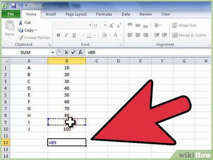 Amint képletben bevezetett Excel Amint képletben bevezetett Excel