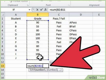 Amint képletben bevezetett Excel Amint képletben bevezetett Excel