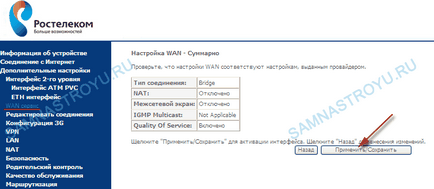 Hogyan kell beállítani a modemet IPTV