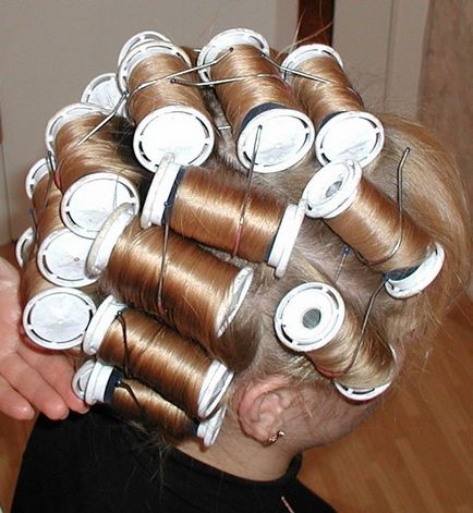 Hogyan szél a haját hajcsavaró 10 változatok (fotó)