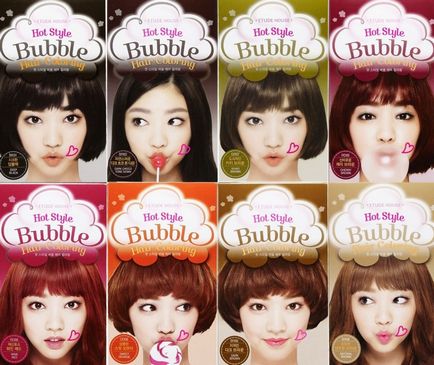 Koreai hajfesték richenna és más márkák kozmetikai titkos kelet
