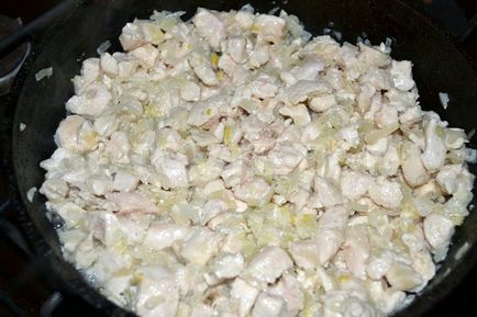 Lasagne gombával és csirke - lépésről lépésre recept fotókkal - házi receptek