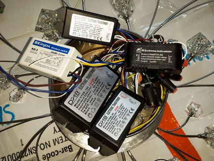 Szerelési 12v LED lámpák helyett halogén csillár (LED) Szerelési 12v LED izzók a csillár helyett halogén