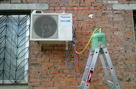 Kitöltése háztartási légkondicionálók freon saját kezűleg