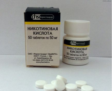 A niacin tabletta, amely