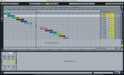 Ableton Live - egyszerű felvétel mix virrasztás kóma, dj, producer