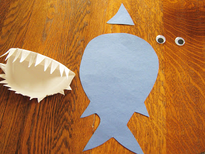 Shark - kézműves gyerekekkel, detkipodelki