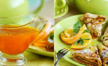 Narancsos öntettel - Receptek narancs mártással - hogyan