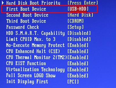 Bios nem látja a bootolható USB flash meghajtó 2 módon megoldani