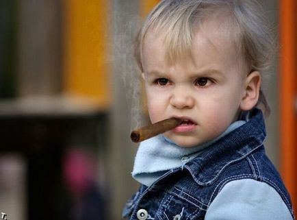 Ha a gyermek már megkezdődött a dohányzás, a gyermekek dohányzás, a rossz szokások a gyermekek