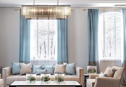 Nappali, két ablak - 60 gyönyörű fotók a tökéletes kombinációja a tervezési