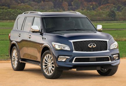 Infiniti QX80 (2017-2018) árak és részletes leírások, fotók és felülvizsgálat