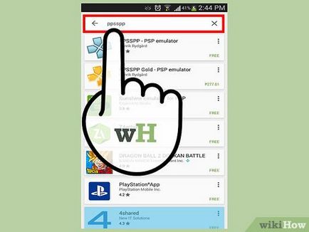 Hogyan kell játszani a PSP játékok android alkalmazások ppsspp