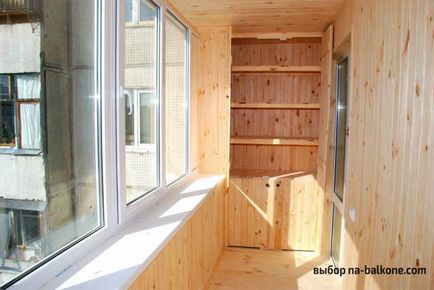 Hogyan készítsünk egy szép szekrény az erkélyen (26 fotó)
