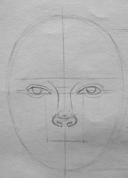 Hogyan kell felhívni egy emberi arc egy ceruzával szakaszokban kezdőknek