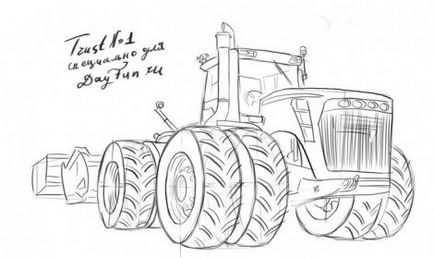 Hogyan kell felhívni a ceruzát traktor szakaszaiban
