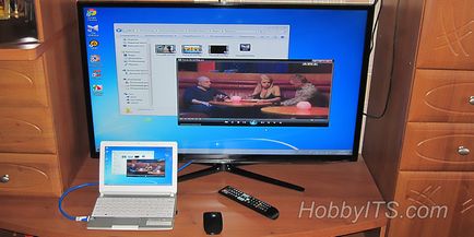 Hogyan lehet csatlakozni a netbook a TV - HDMI, VGA, USB