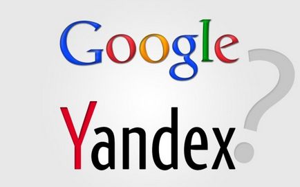 Hogyan kell használni a Google kereső és Yandex (jobbra) Hogyan kell használni a Google kereső és Yandex