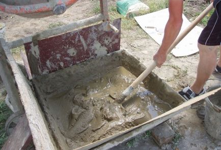 Hogyan készítsünk oldatot cement, építési portál
