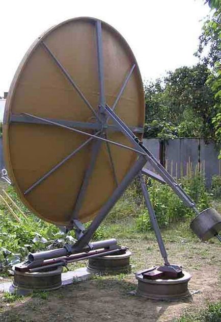 Hogyan készítsünk egy parabolaantenna, parabolaantenna kezeddel