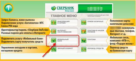 Mint önálló csatlakoztatott mobil bank a Takarékpénztár az interneten keresztül, SMS-ben, telefonon, ATM
