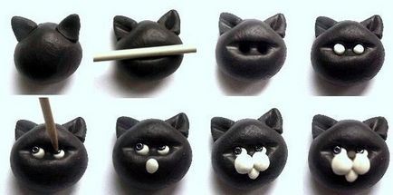 Hogyan készítsünk egy macska, a macska ki gyurmából