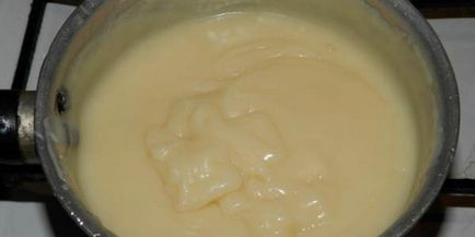 Hogyan készítsünk egy krémes tejszín, puding, csokoládé