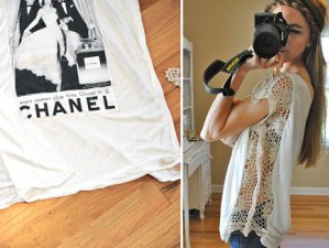 Hogyan készítsünk egy inget, melyet régi T-shirt
