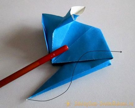 Hogyan készítsünk egy egér kifogyott a papír, a mester osztályt saját kezűleg