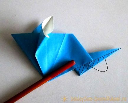 Hogyan készítsünk egy egér kifogyott a papír, a mester osztályt saját kezűleg