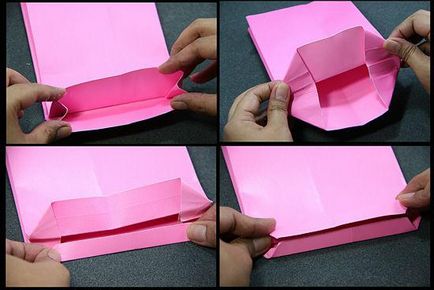 Hogyan készítsünk egy papírzacskót a kezüket