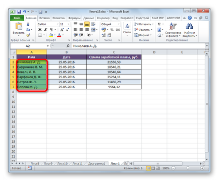 Hogyan lehet a betűk nagybetűk excel (Excel) Hogyan lehet a betűk nagybetűk excel
