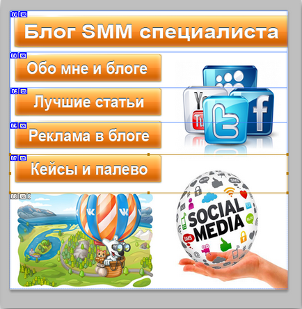 Hogyan készítsünk egy menüt a wiki-csoport vkontakte blog SMM specialista