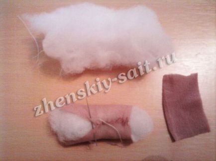 Hogyan varrni egy baba (kölykök) nylon harisnya (zokni) - fotó mesterkurzust