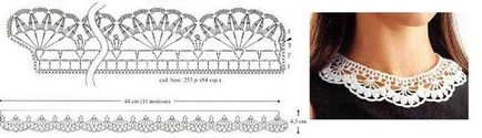 Hogyan nyakkendő gallér horgolt minták a kezüket rendszer