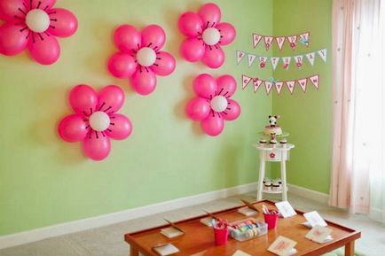 Hogyan díszíteni a szobát egy gyermek születésnapját 10 diy ötletek - saját kezűleg