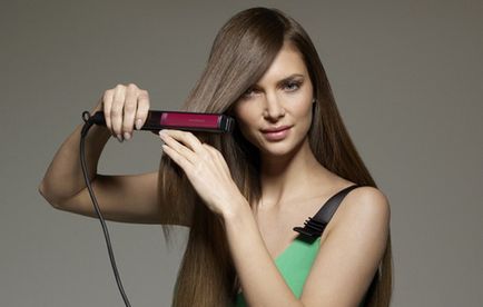 Hogyan kiegyenesíteni fodrász utjuzhkom tippeket, hogyan kell menteni a haj