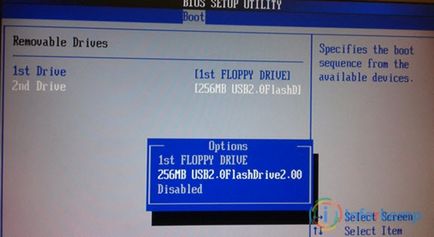 Hogyan kell beállítani a boot flash meghajtót a régi és a modern változatai a BIOS