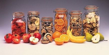 Hogyan kell tárolni a szárított gyümölcs otthon 6 alapvető szabályok