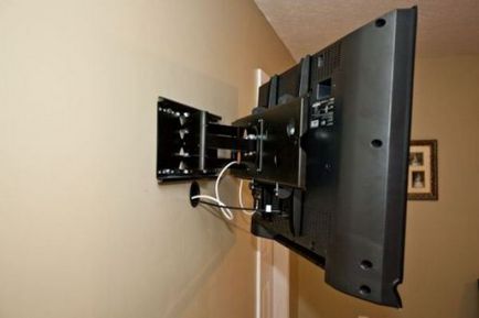Hogyan lehet csatlakoztatni a TV falra gipszkarton Többféleképpen felszerelhető
