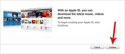 Hogyan lehet regisztrálni az iTunes, hogyan lehet létrehozni egy Apple ID-kártya nélkül regisztráció aytyuns!