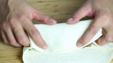 Hogyan pakolás egy burrito