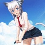 Gyönyörű képek anime macska (ceruza rajzok), a helyszínen „bögre”