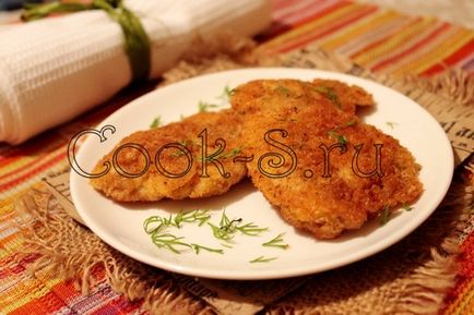 Csirkemell filé rántva - lépésről lépésre recept fotókkal, csirke ételek