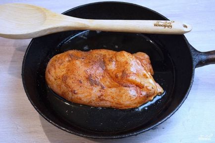 Csirke narancsos mártással - lépésről lépésre recept fotók