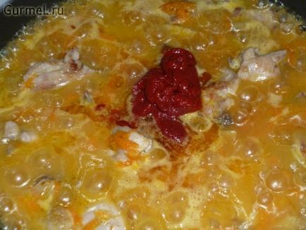 Csirke paradicsomszósz (recept lépésről lépésre) Csirke paradicsomos mártással