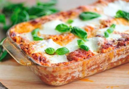 Lasagna hússal - a megfelelő recept - milyen gyorsan elkészíti
