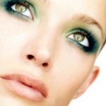 Smink zöld szeme - esti make-up zöld szeme